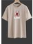 Malkoçbey Spirint Baskılı Oversize Unisex Basic T-Shirt 2