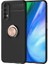 Realme 7 Kılıf Kflg Ravel Silikon Kapak-Siyah-Rose Gold 1