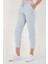 Pamuklu Normal Bel Regular Fit Düz Paça Pantolon Bayan Pantolon 668YP42282S4 4