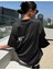 Malkoçbey Cherısh Tıme Baskılı Oversize Unisex Basic T-Shirt 1