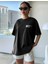 Malkoçbey Cherısh Tıme Baskılı Oversize Unisex Basic T-Shirt 2