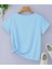 Malkoçbey Baskısız V Yaka Oversize Unisex Basic T-Shirt 2