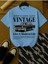 Malkocbey Vintage Araba Baskılı Oversize Basic O Yaka T-Shirt 1