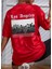 Los Angeles Sırt Baskılı O Yaka Oversize Unisex Basic T-Shirt 1