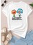 Çizgi Film Karakterleri Baskılı Oversize Basic O Yaka Unisex T-Shirt 1
