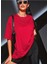 Pusula Sırt Baskılı Oversize Basic O Yaka Unisex T-Shirt 2