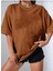 Malkoçbey Mavi Sırt Kelebek Baskılı Oversize Unisex Basic T-Shirt 2
