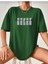 Malkoçbey Newyork Broklıyn Baskılı Oversize Unisex Basic T-Shirt 1