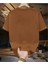 Malkoçbey Houston Baskılı Oversize Unisex Basic T-Şihirt 2
