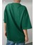 Aya Tırmanan Astronot Baskılı Oversize Basic O Yaka Unisex T-Shirt 2