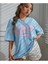 Malkoçbey Ocean City Baskılı Oversize Unisex Basic T-Shirt 2