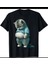 Malkoçbey Renkli Tüy Baskılı T-Shirt 2