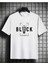 Malkoçbey Black Baskılı Oversize Unisex Basic O Yaka T-Shirt 1