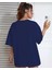 Malkoçbey Broklıyn Baskılı Oversize Unisex Basic O Yaka T-Shirt 2