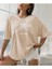 Malkoçbey The Pover Baskılı Oversize Unisex Basic T-Shirt 1