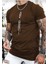 Dikey Baskılı O Yaka Oversize Unisex Basic T-Shirt 1
