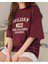 Malkoçbey Los Angeles Baskılı Oversize Unisex Basic T-Shirt 2