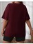 Malkoçbey Happınnes Baskılı Oversize Unisex Basic T-Shirt 2