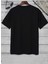 Dikey Baskılı O Yaka Oversize Unisex Basic T-Shirt 2