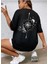 Majestıc Baskılı Oversize Basic O Yaka Unisex T-Shirt 1