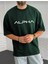 Malkoçbey Alpha Baskılı Oversize Basic T-Shirt 1