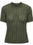 Onlsaga Pamuklu Regular Fit Bisiklet Yaka Örme Bluz Bayan Bluz 15339662 6
