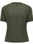 Onlsaga Pamuklu Regular Fit Bisiklet Yaka Örme Bluz Bayan Bluz 15339662 7