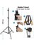 10 Inç LED Ring Light Tripod Seti | 3 Işık Modu, 2.1m Ayak, Telefon Tutucu, Bluetooth Kumandalı 2