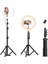 10 Inç LED Ring Light Tripod Seti | 3 Işık Modu, 2.1m Ayak, Telefon Tutucu, Bluetooth Kumandalı 5