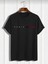 Malkoçbey Kısa Çizgi Paris Baskılı Oversize Unisex Basic T-Shirt 2