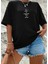 Malkoçbey Los Angeles Baskılı Oversize Unisex Basic T-Shirt 1