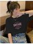 Malkoçbey Papatya Baskılı Oversize Unisex Basic T-Shirt 1