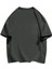 Malkoçbey Vıntagge Baskılı Oversize Unisex Basic T-Shirt 2