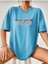 Malkoçbey Newyork Broklıyn Baskılı Oversize Unisex Basic T-Shirt 1