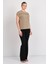 Kadın Onlfree Dantel Detaylı Kısa Kollu T-Shirt 15350108 Haki 3