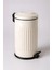Vintage Çöp Kovası Çizgili Krem 16 Lt 1