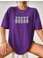 Malkoçbey Newyork Broklıyn Baskılı Oversize Unisex Basic T-Shirt 1