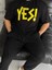 Unisex Nakış Işlemeli T-Shirt - Siyah 2