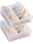 2 Adet 8 Bölmeli Şeffaf Sütyen Düzenleyici 38X30X11CM Pvc Kenarlı 1