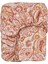 Rodgersia Lastikli Çarşaf Pembe Beyaz 180X200 cm Çift Kişilik Yatak Örtüsü Kaliteli Pamuklu Uyku Konforu 1