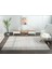 Lotus 8575 Gri Iskandinav Desenli Modern Ince Akrilik Tozuaz Salon Yatak Odası Halısı Koridor 2
