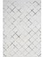 Elegance EG010A Beyaz Halı Geometrik Detaylı Modern Viskon Doğal Iplik Bambu Halı Tozu Az Salon Halı 1