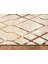 Tokyo 1754 Bej Kahverengi Detaylı Geometrik Desen Modern Akrilik Kaymaz Taban Tozuaz 5
