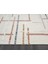 Sümer SM013A Krem Rengi Halı Renkli Geometrik Desenli Dekoratif Modern Antialerjik Salon Halısı 5