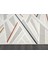 Sümer SM013A Krem Renli Halı Renkli Geometrik Desenli Dekoratif Modern Antialerjik Salon Halısı 5