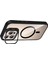 iPhone 16 Pro Kılıf Standlı ve Kamera Lens Hediyeli M-Safe Şarj Özellikli Frm Etro Kapak - Gri 4