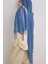 Brıce Indigo Uzun Saçak Püsküllü Pamuklu Şal 5