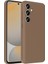 Galaxy A55 Kılıf Kamera Korumalı Kartlık Hazneli Frm Vitra Kapak - Kahverengi 1