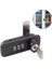 Powermaster PM-26725 3 Haneli Şifreli ve Anahtarlı Mekanik Siyah Çekmece Dolap Kilidi (Sol) 1
