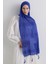 Brıce Kobalt Mavisi Uzun Saçak Püsküllü Pamuklu Şal 4